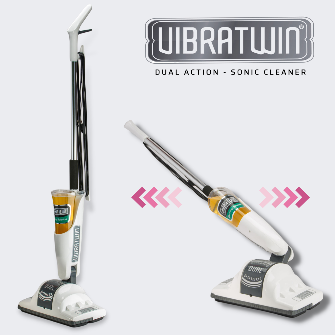 Vibratwin VT1000 PRO – Elektrický čistič podlah, koberců a čalouněných kobercových povrchů
